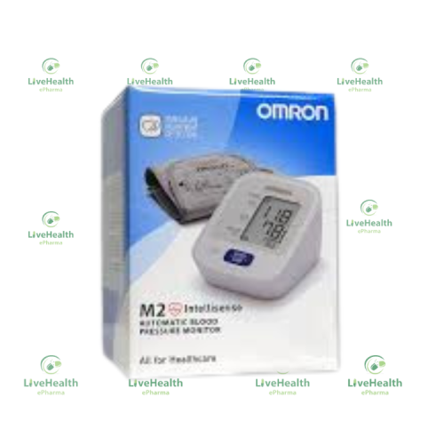 https://livehealthepharma.com/images/products/1725660269OMRON M2 MEMORY BLOOD PRESSURE MONITOR.png